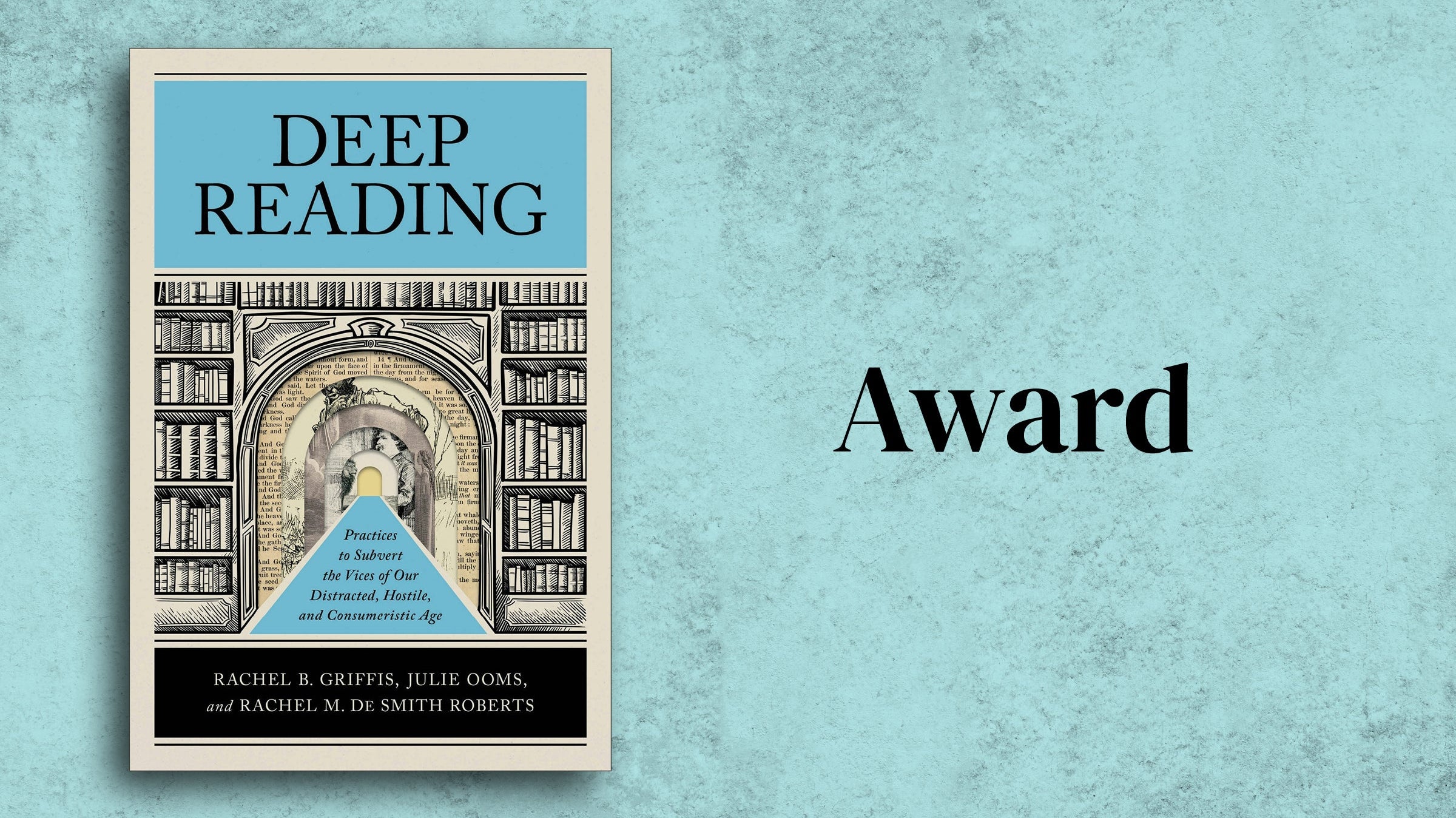 Deep Reading wins the 2025 Arlin G. Meyer Book Award from Lilly