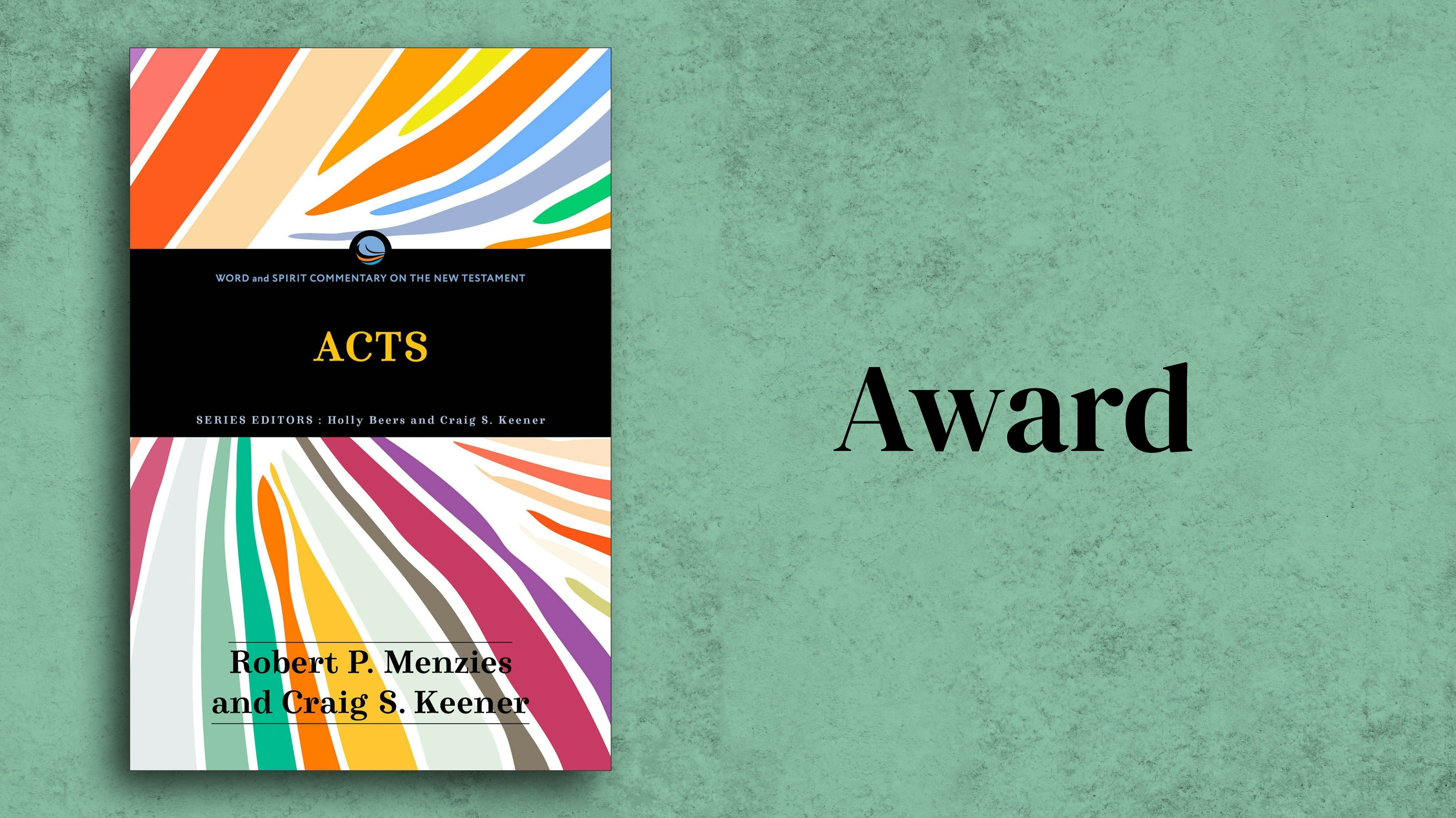 Acts wins the 2026 Award of Excellence