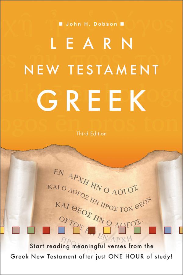 Cover image for Learn New Testament Greek, isbn: 9780801017261