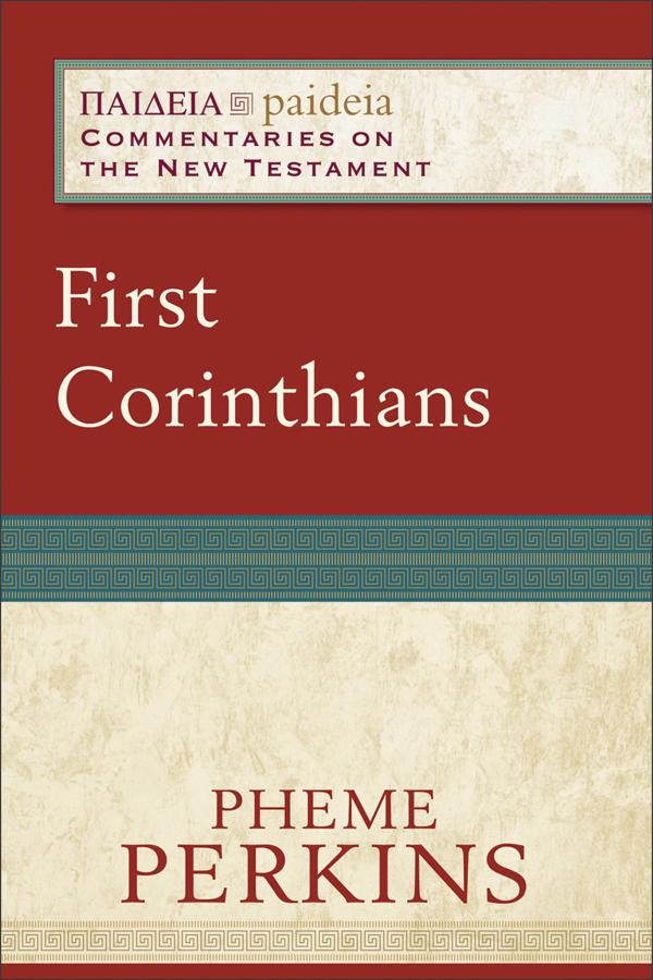 Cover image for First Corinthians, isbn: 9780801033902
