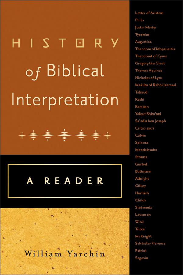 Cover image for History of Biblical Interpretation, isbn: 9780801039805