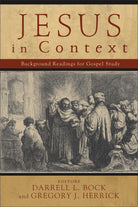 Cover image for Jesus in Context, isbn: 9780801027192