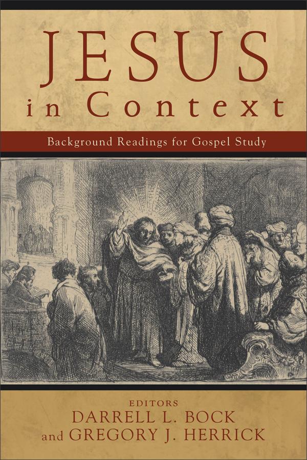 Cover image for Jesus in Context, isbn: 9780801027192