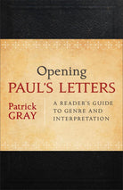 Cover image for Opening Paul's Letters, isbn: 9780801039225