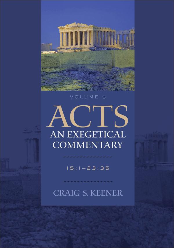 Cover image for Acts: An Exegetical Commentary, isbn: 9780801048388