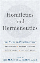 Cover image for Homiletics and Hermeneutics, isbn: 9780801098697