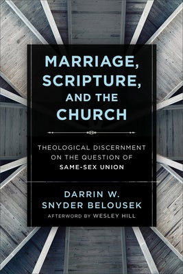 Cover image for Marriage, Scripture, and the Church, isbn: 9781540961839