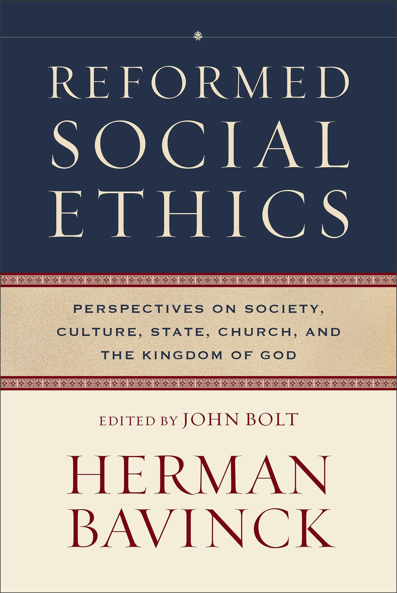 Cover image for Reformed Social Ethics, isbn: 9781540968128